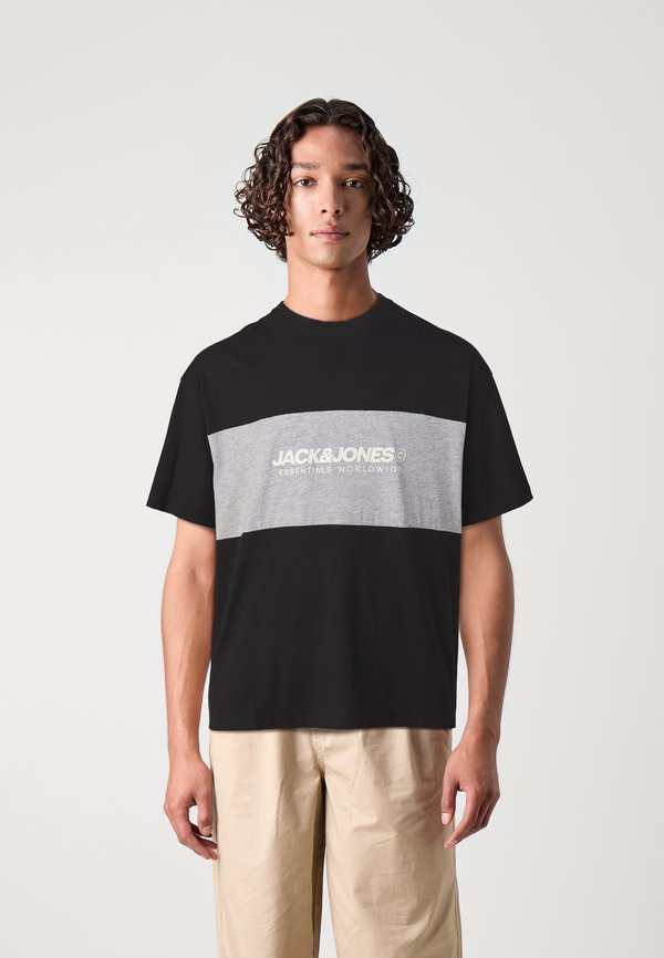 Jack & Jones Logo - Print T-shirt - black