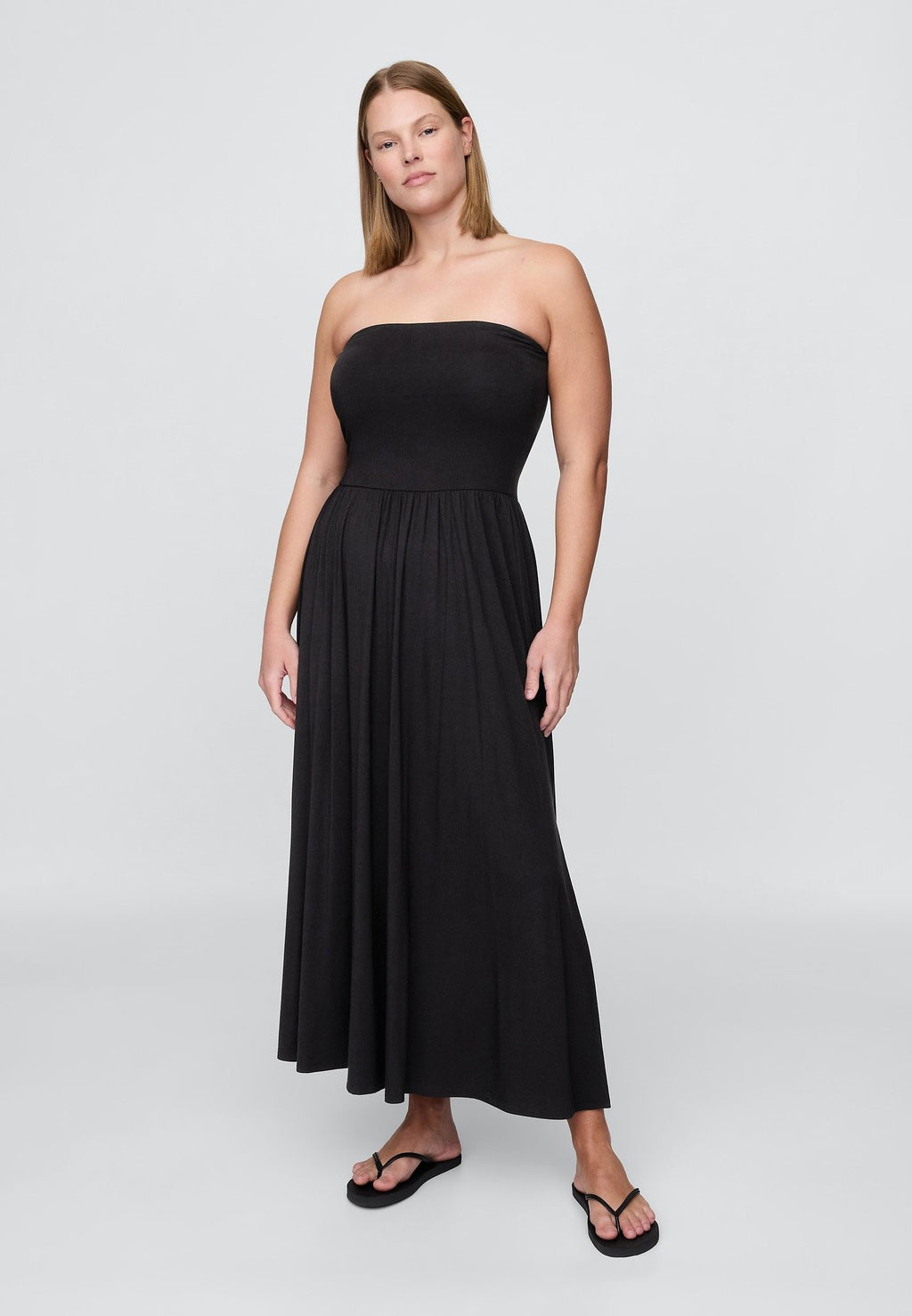 GAP STRAPLESS DROP WAIST DRESS