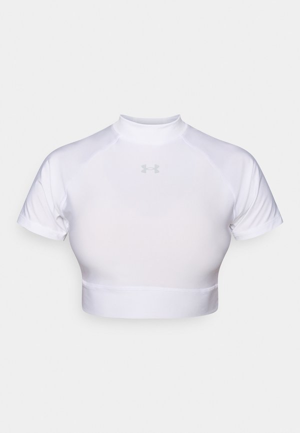 Under Armour HEATGEAR - Sports T-shirt - white/halo gray