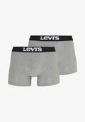 Levi's® SOLID BASIC BOXER 2 PACK - Boxer briefs - middle grey melange