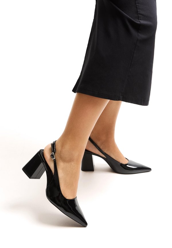 Bershka BLOCK HEEL - High heels - black