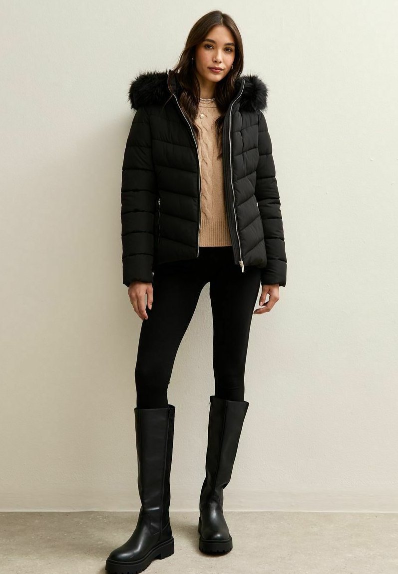 New Look HOODED TRIM PADDED
