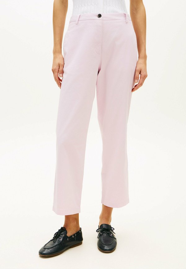 Tommy Hilfiger WASHED SLIM STRAIGHT LEG CHINOS - Chinos - lilac powder