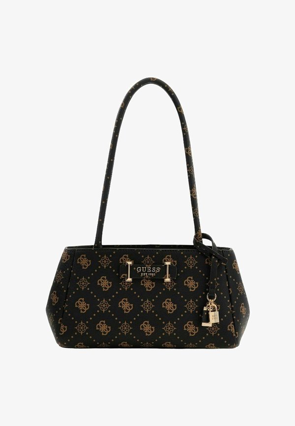 Guess Handbag - espresso logo