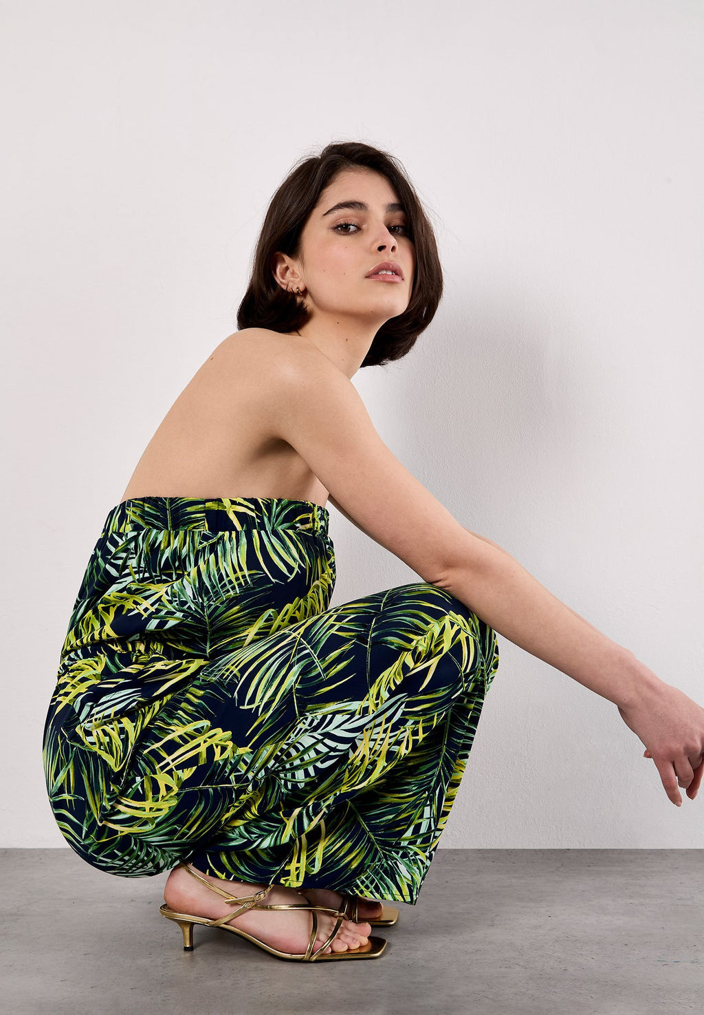 Apricot BANDEAU LEAF WIDE