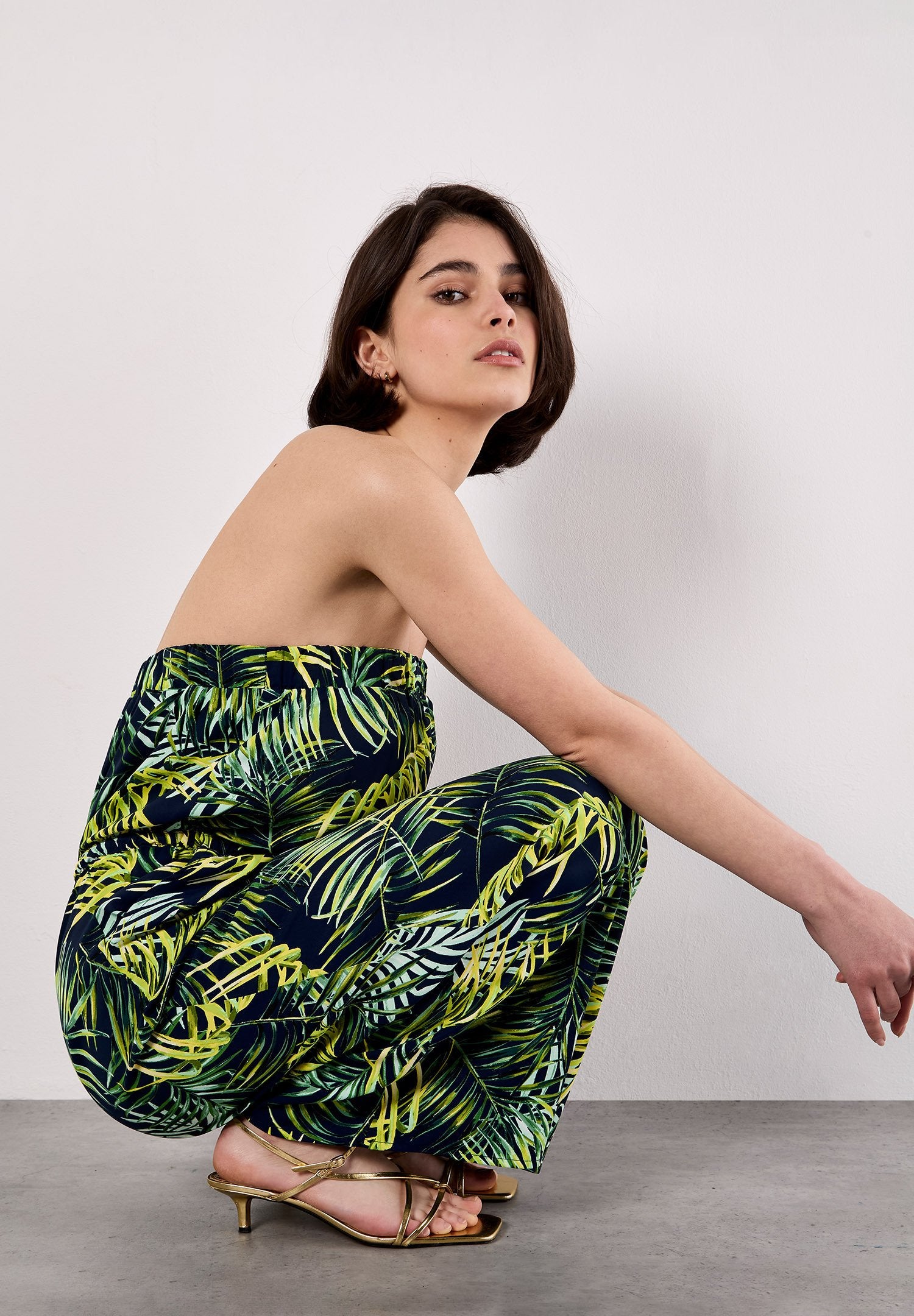 Apricot BANDEAU LEAF WIDE