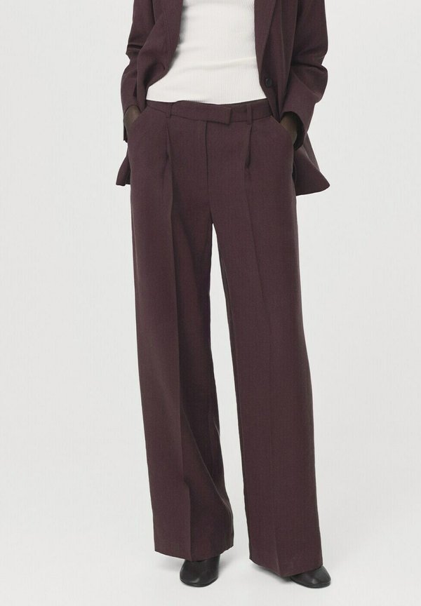 Mango Suit trousers - purple