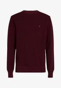 Tommy Hilfiger ESSENTIAL STRUCTURE CREW NECK - ELEVATED ESSENTIALS - Jumper - bordeaux rood