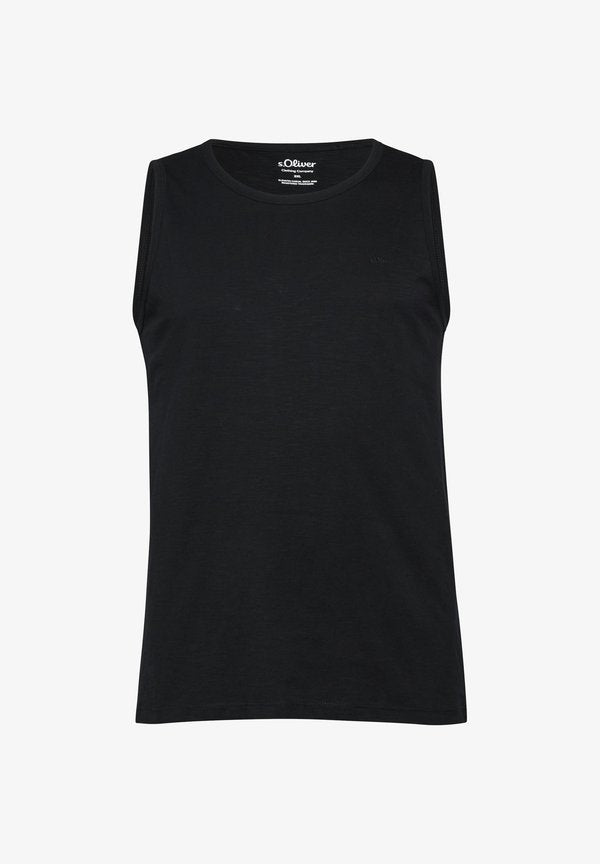 s.Oliver T-SHIRT - Top - schwarz