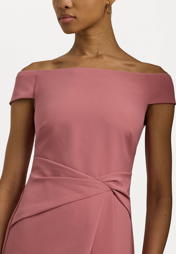 Lauren Ralph Lauren CREPE OFF THE SHOULDER COCKTAIL DRESS