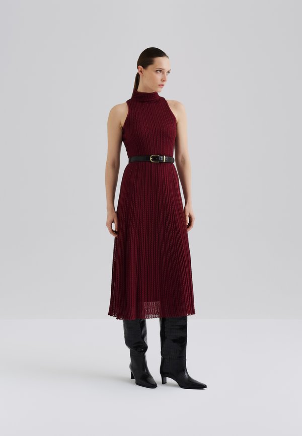Malina NESSA HALTERNECK MIDI DRESS