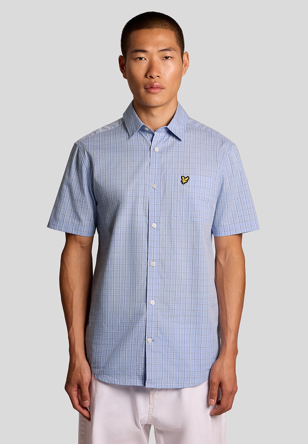 Lyle & Scott SHORT SLEEVE GRID CHECK