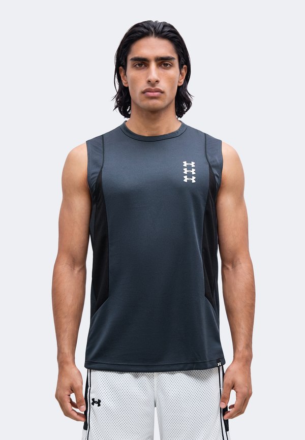 Under Armour HOOPS TRAINING TANK - Top - black