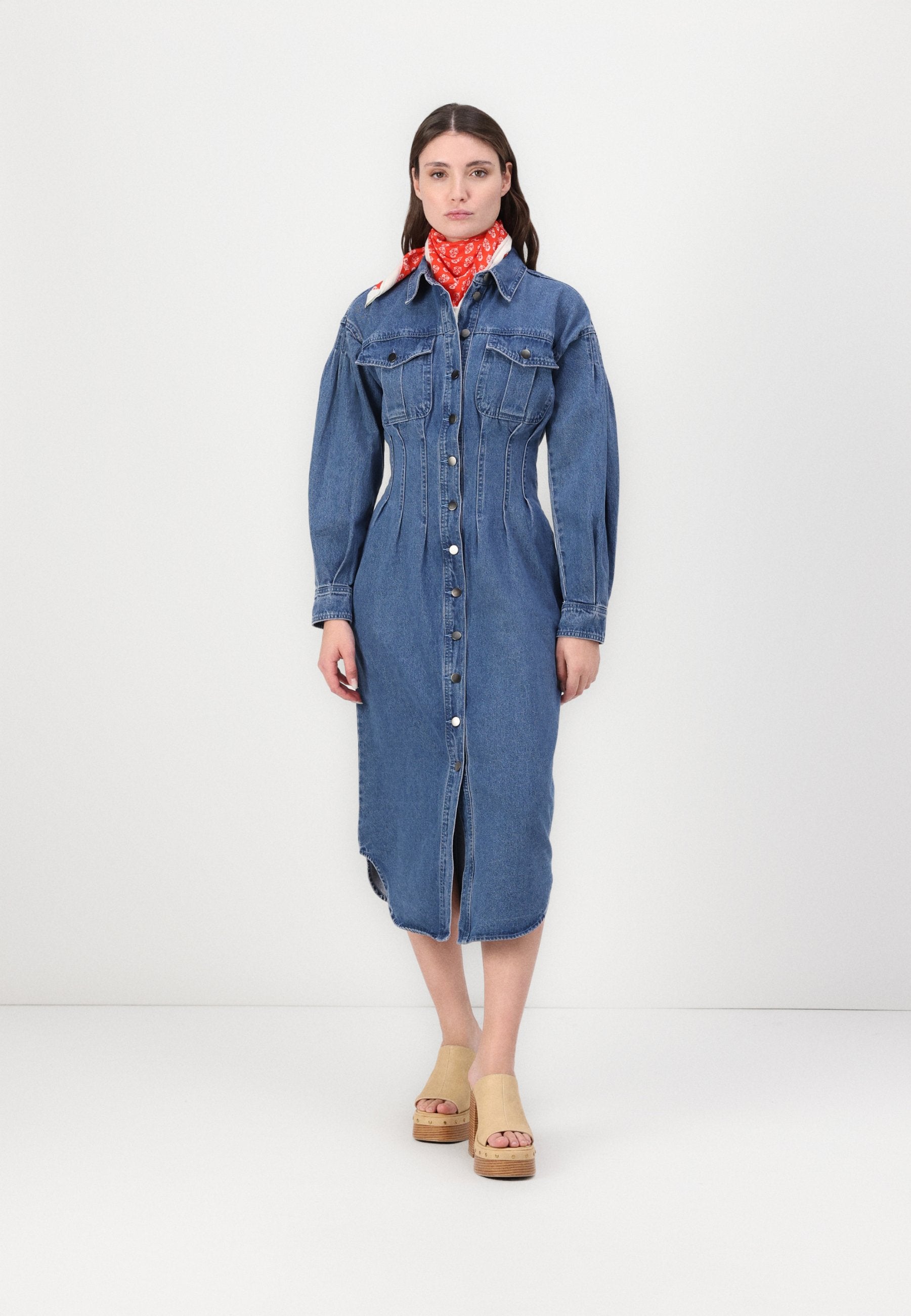 Rouge Edit ANNELIESE SHIRT DRESS