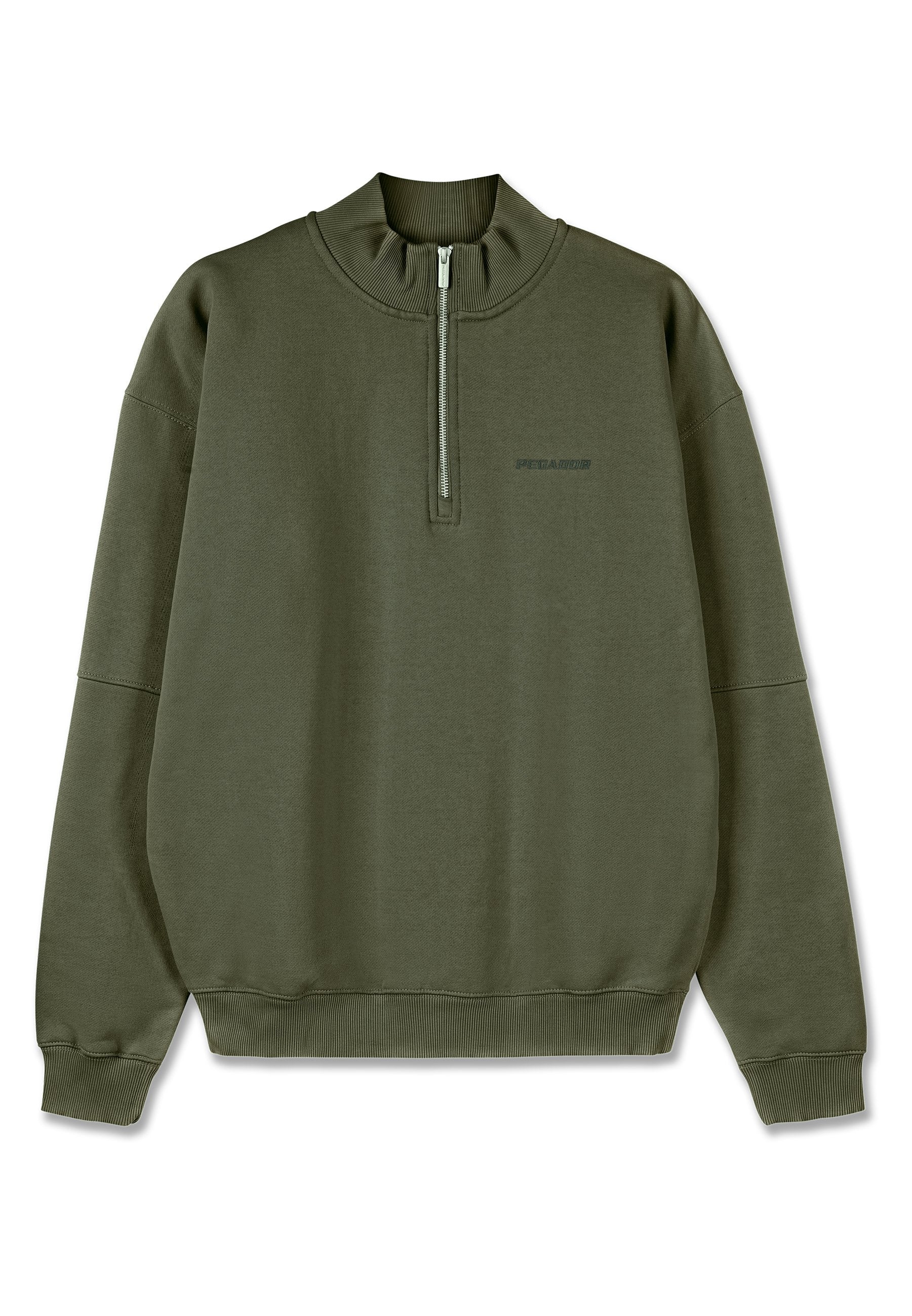 LOGO OVERSIZED HALF ZIP SWEATER - Pegador - View 1