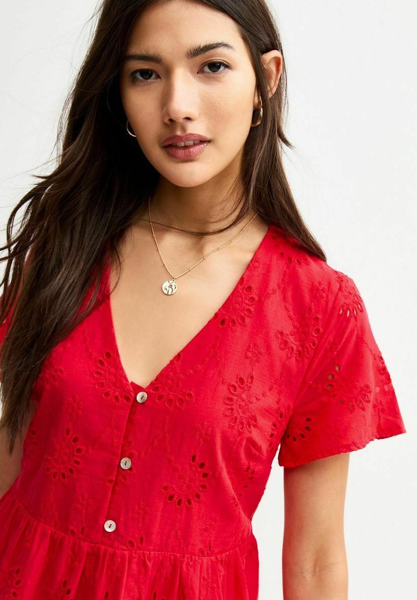New Look BRODERIE ANGLAISE SMOCK MINI