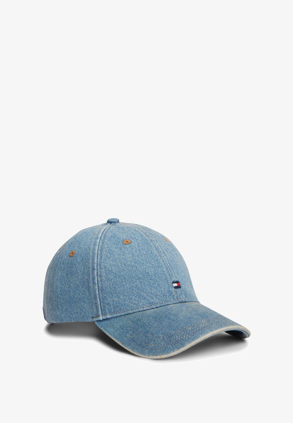 Tommy Hilfiger CORPORATE DENIM LOGO EMBROIDERY BASEBALL CAP - Cap - denim light