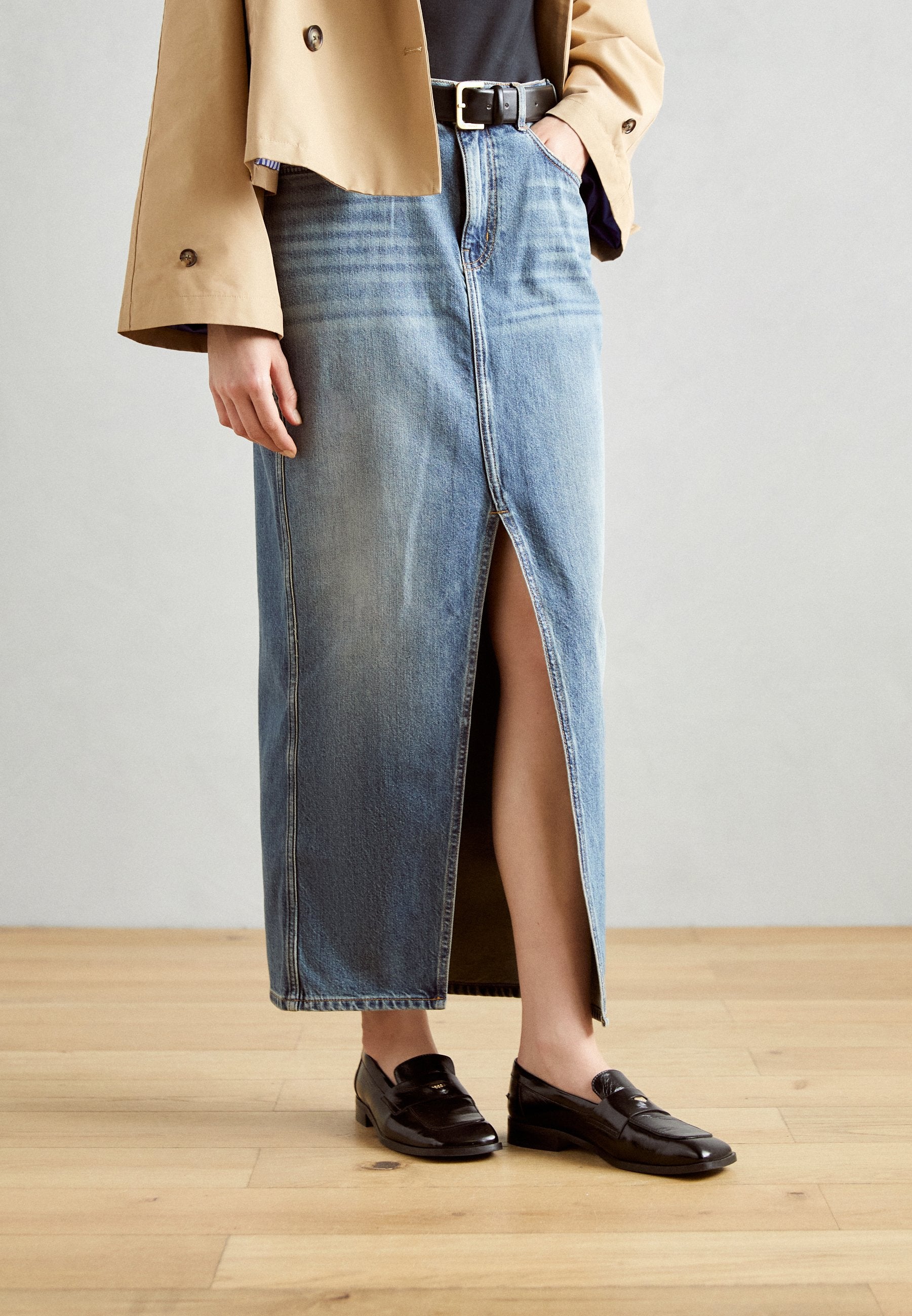 Scotch & Soda SKIRT WITH FRONT SPLIT