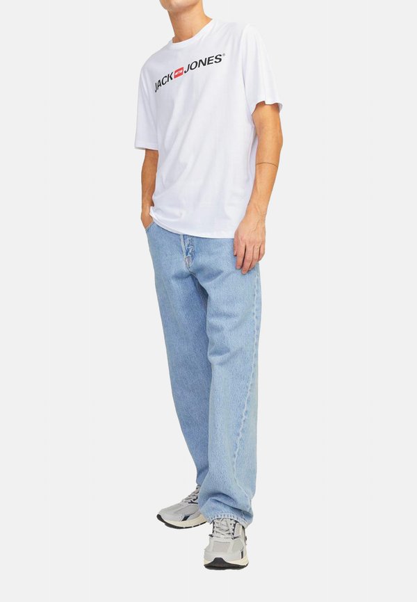 Jack & Jones 3 PACK - Print T-shirt - weiß