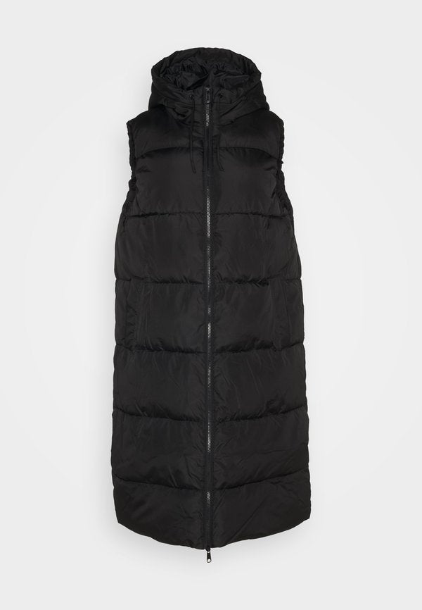 Vero Moda Quilted VMLIGAANE - Waistcoat - black