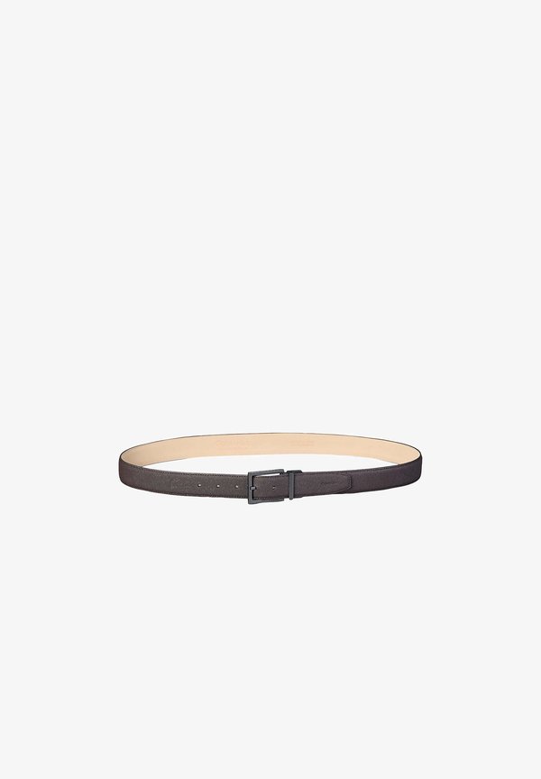 Calvin Klein Belt - ck dark brown   matte gunmetal