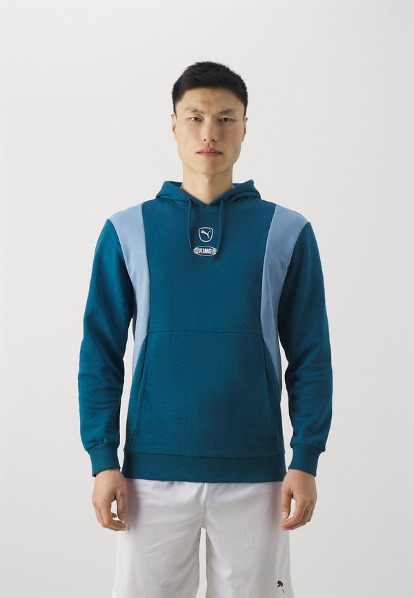 Puma KING TOP HOODY - Hoodie - ocean tropic/zen blue