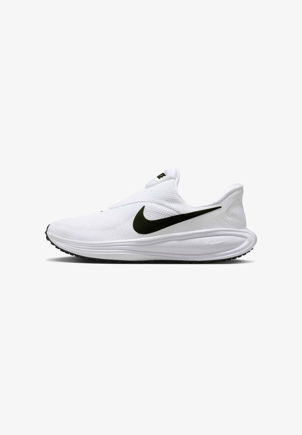 Nike Performance REVOLUTION 8 EASYON - Road running shoes - white/black/wolf grey