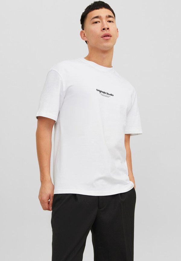 Jack & Jones 2-ER SET LOGO JORVESTERBRO - Print T-shirt - weiß