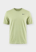 Nike Performance TEE CREW SOLID - Sports T-shirt - dusty olive/black