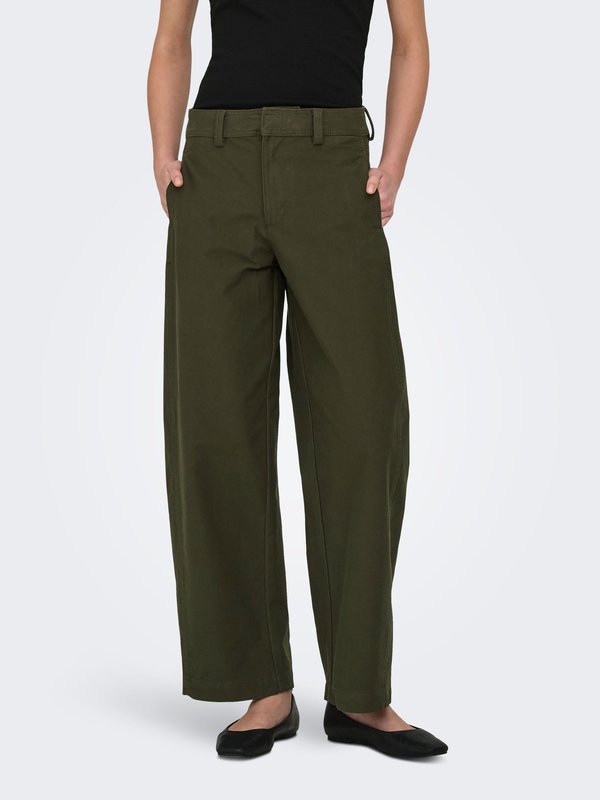 ONLY ONLCLAIR BARREL - Trousers - kambaba