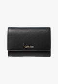 Calvin Klein LOGO TRIFOLD - Wallet - black
