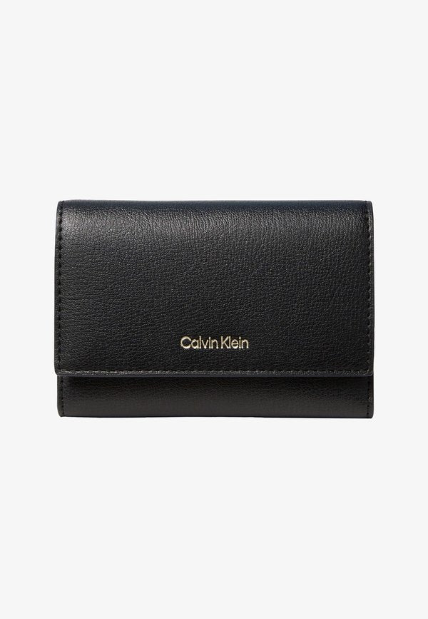 Calvin Klein LOGO TRIFOLD - Wallet - black