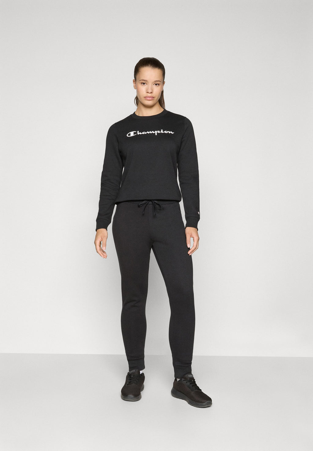 Champion BASICS CUFF PANTS LARGE LOGO