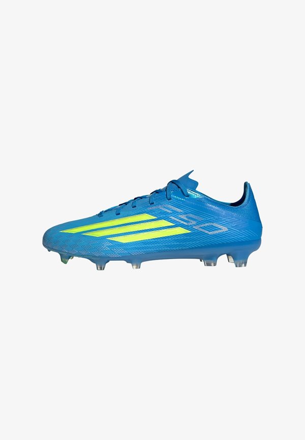 adidas Performance F50 PRO FIRM GROUND FOOTBALL BOOTS UNISEX - Firm-ground football boots - lucid ray blue/team solar yellow/lucid aquamarine