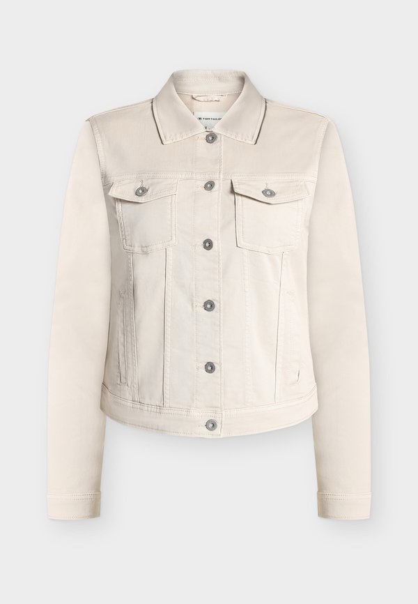 TOM TAILOR Denim jacket - stone sand beige
