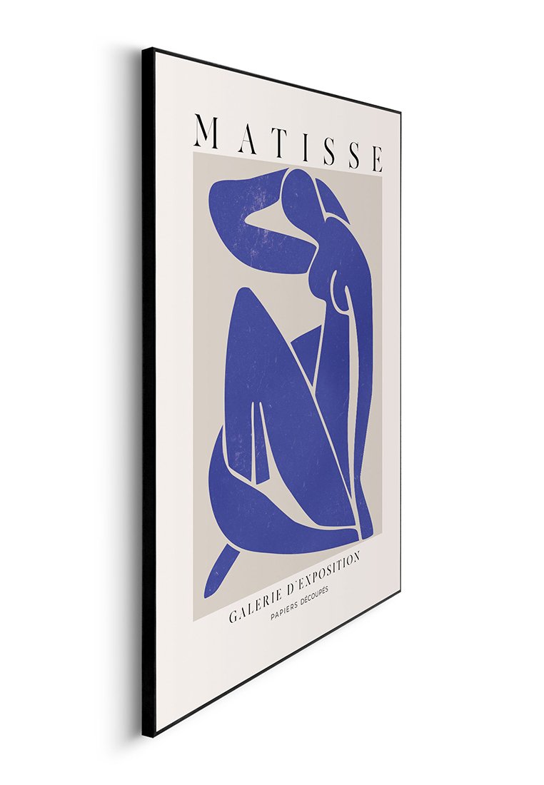 Orange Wallz BLUE MATISSE FIGURE