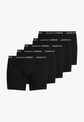 Jack & Jones JACHUEY PLUS TRUNKS 5 PACK - Boxer briefs - black