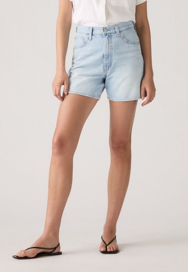 Levi's® CINCH MID-THIGH SHORT - Denim shorts - abraided art short