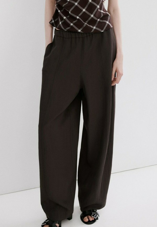 Mango Trousers - dark brown