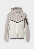 Nike Sportswear M NK TCH FLC FZ WR HOODIE - Zip-up sweatshirt - college grey/light bone/black