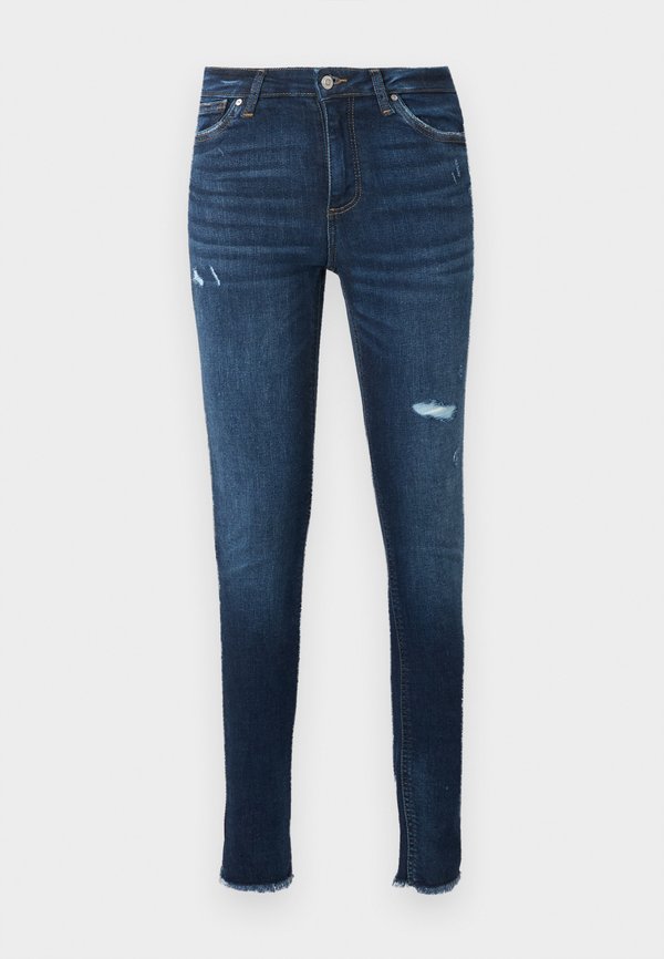 ONLY ONLWAUW - Jeans Skinny Fit - dark blue denim