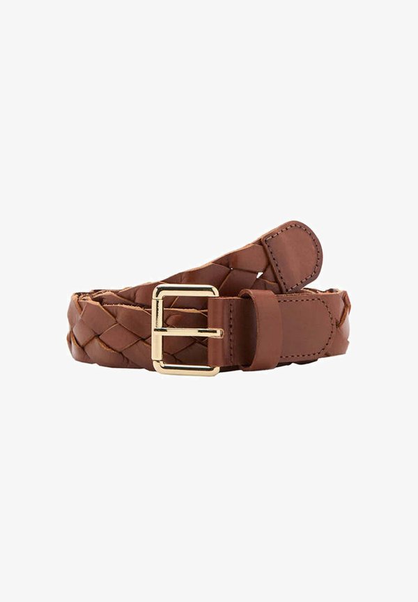 Mango ADULT - Braided belt - brown