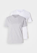 Calvin Klein Jeans MONOLOGO TEE 2 PACK - Basic T-shirt - heroic grey heather