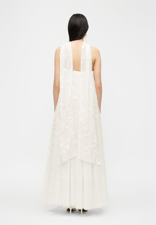 Needle & Thread LEA DITSY STRAPLESS CAPE GOWN