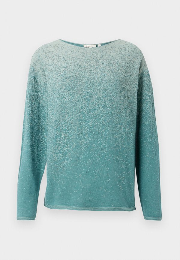 TOM TAILOR DEGRADE  - Jumper - turquoise