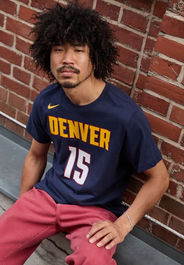 Nike Performance NBA DENVER NUGGETS NIKOLA JOKIC NAME AND NUMBER TEE - NBA jersey - college navy/jokic nikola