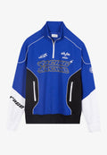 UNISEX RELAXED FIT RACER QUARTER-ZIP SWEATSHIRT Media 1