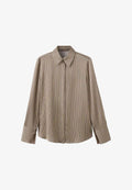 Mango Button-down blouse - brown