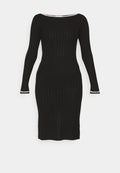 pure cashmere BOAT NECK DRESS