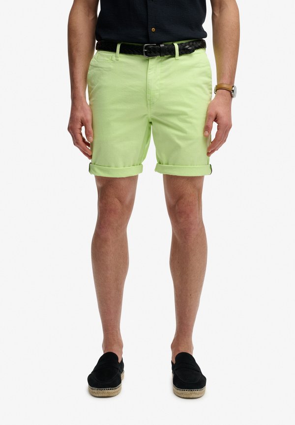 Superdry & Co SUPERDRY PREMIUM REGULAR CHINO SHORTS.. - Shorts - washed green